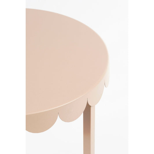 Table d'appoint Lara - Ensemble de 2 - H51 X Ø40 cm - Métal - rose clair