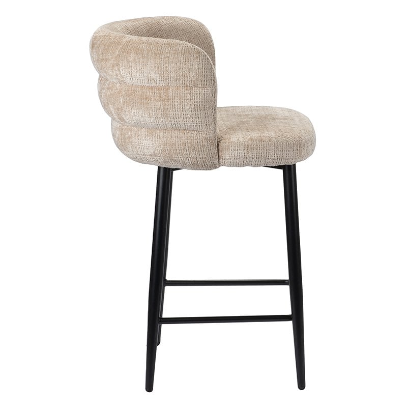 Chaise de bar de cuisine Cloud crème