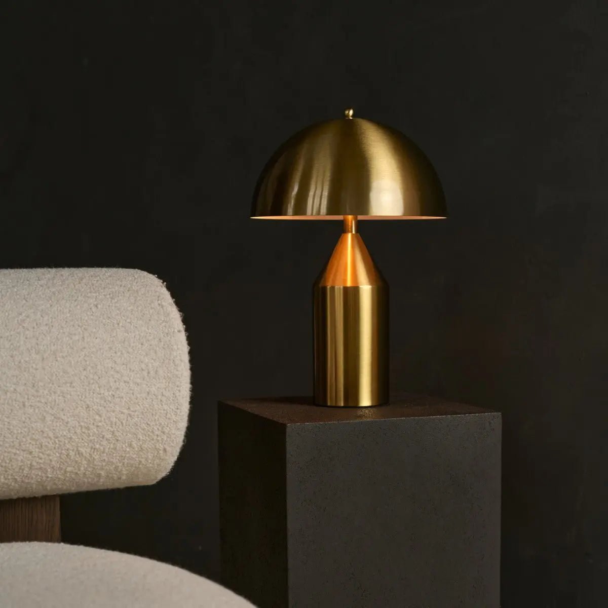 Lampe de dressoir Otto Gold – Lampe de table en métal élégante pour n'importe quelle pièce