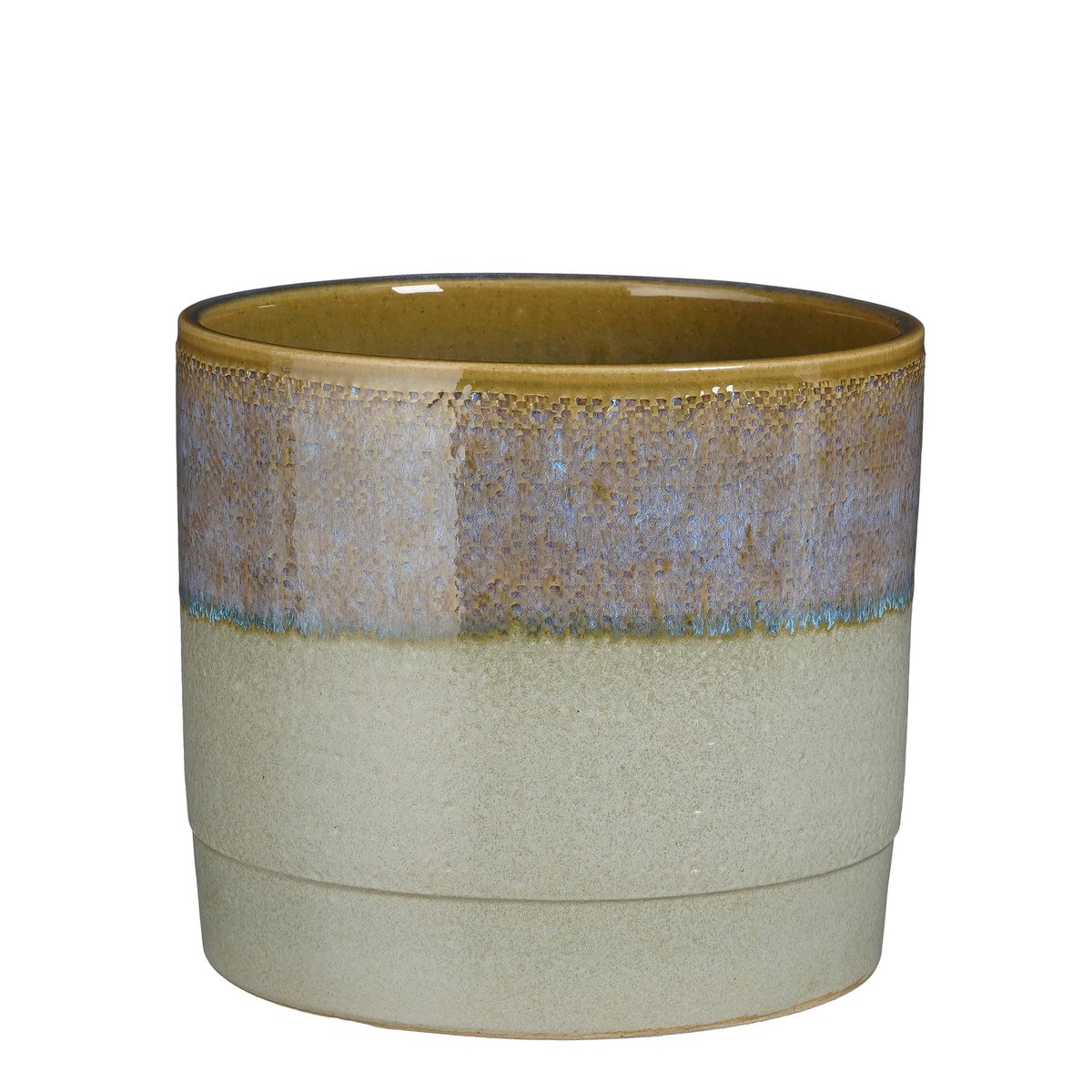 Olof Flowerpot - H20 X Ø22 cm - Terracotta - Bleu foncé