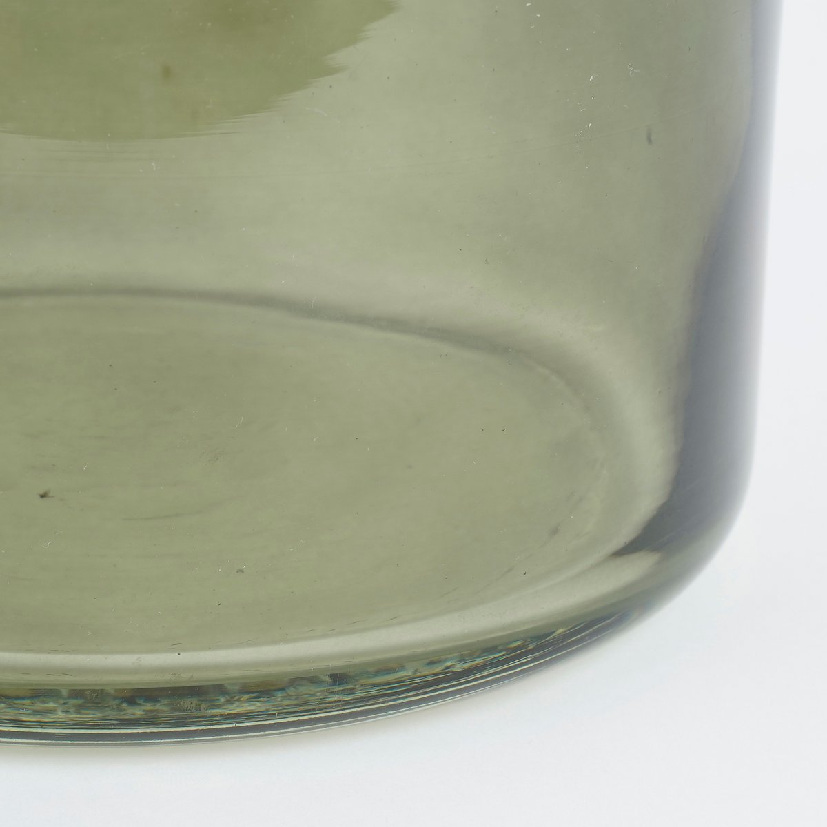 Vase Bouteille Regal - H22 x Ø20 cm - Verre - Vert
