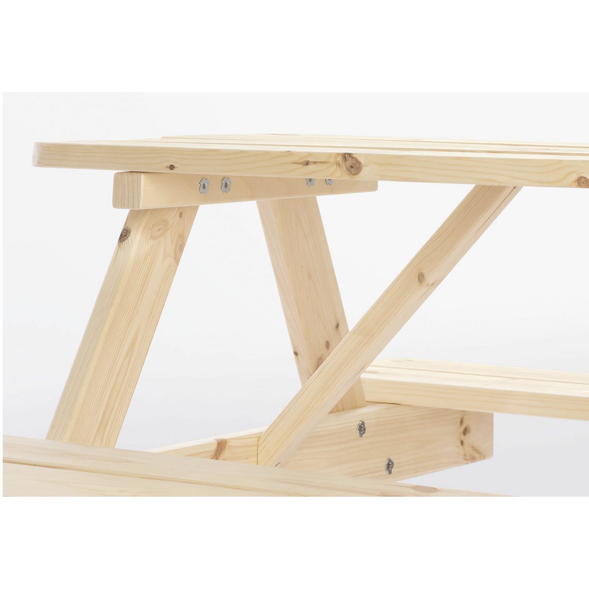 Banc de pique-nique pour enfants 'Nicki für 4 Maxi', naturel