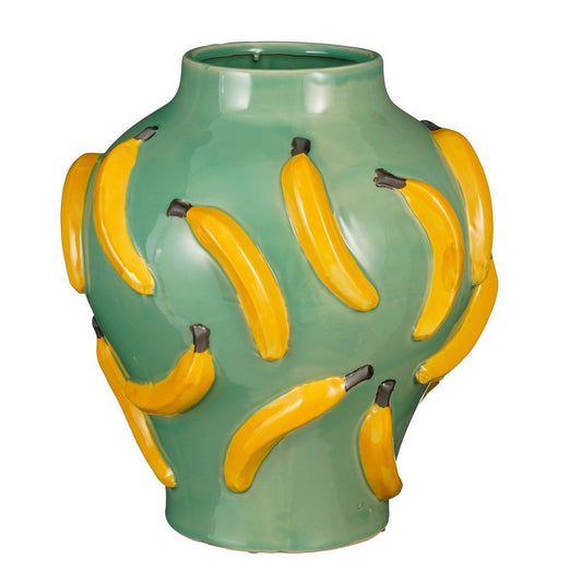 Vase MOSA - H38 X Ø34 cm - Céramique - vert clair