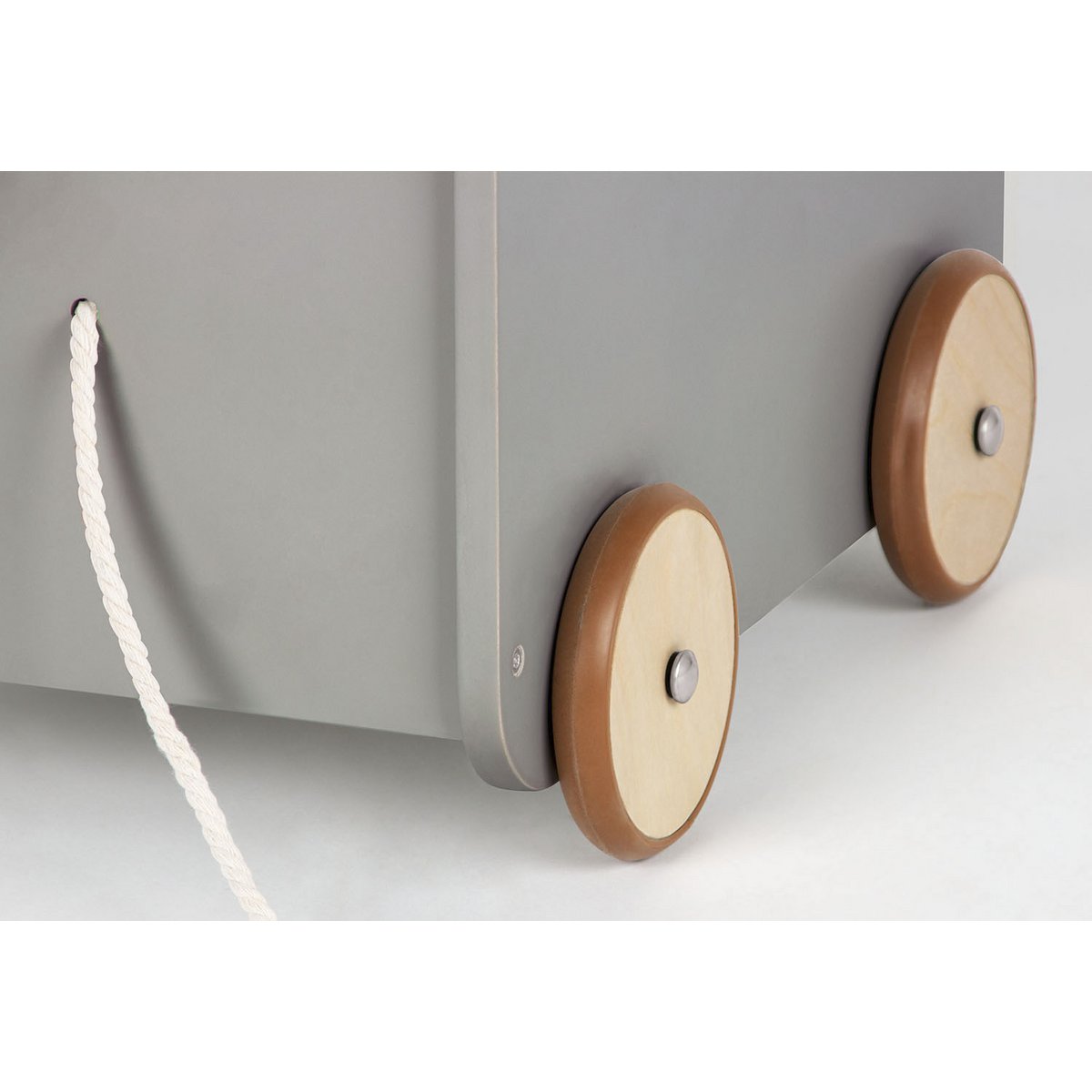 Coffre à jouets sur roulettes 'Jim', gris