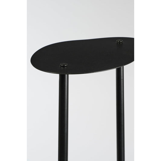 Table Plante Fonda - L48 x L27 x H100 cm - Métal - Noir