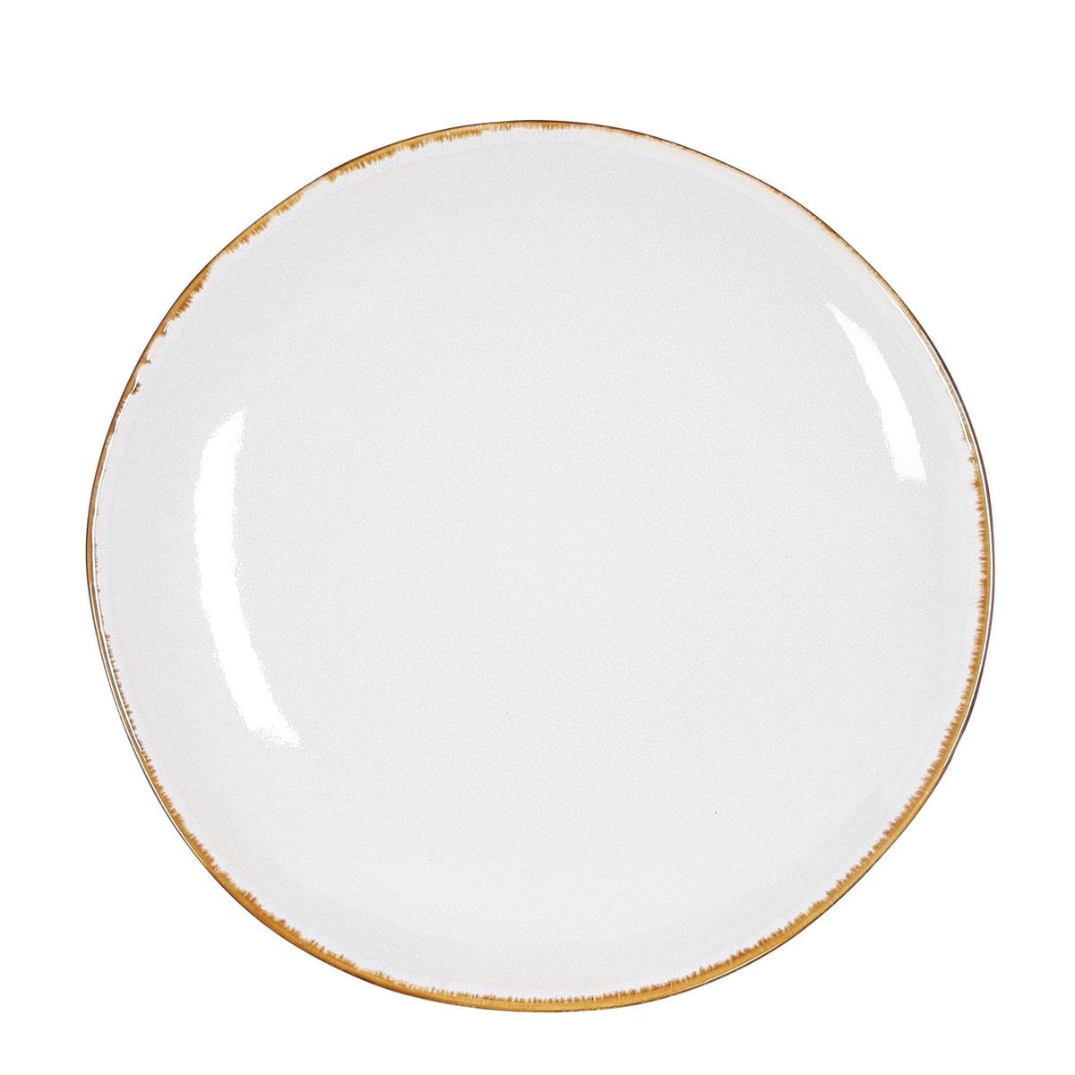 Assiette plate Blanc 1Céramique