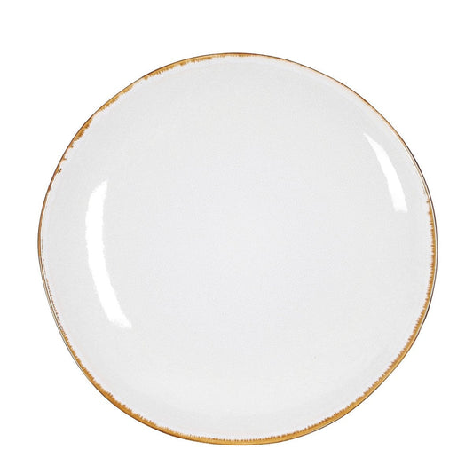 Assiette plate Blanc 1Céramique