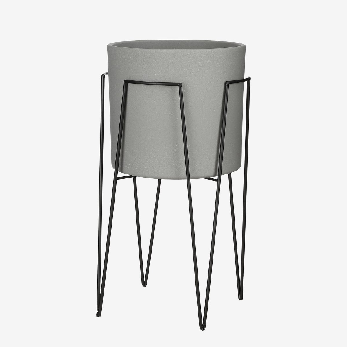 Support pour Plantes Blom - L30 x l30 x H50 cm - Métal - Noir