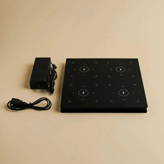 Amstel Professional Draadloos Oplaadstation met Oplaadpoort - Eenvoudig en Functioneel met Qi Technologie