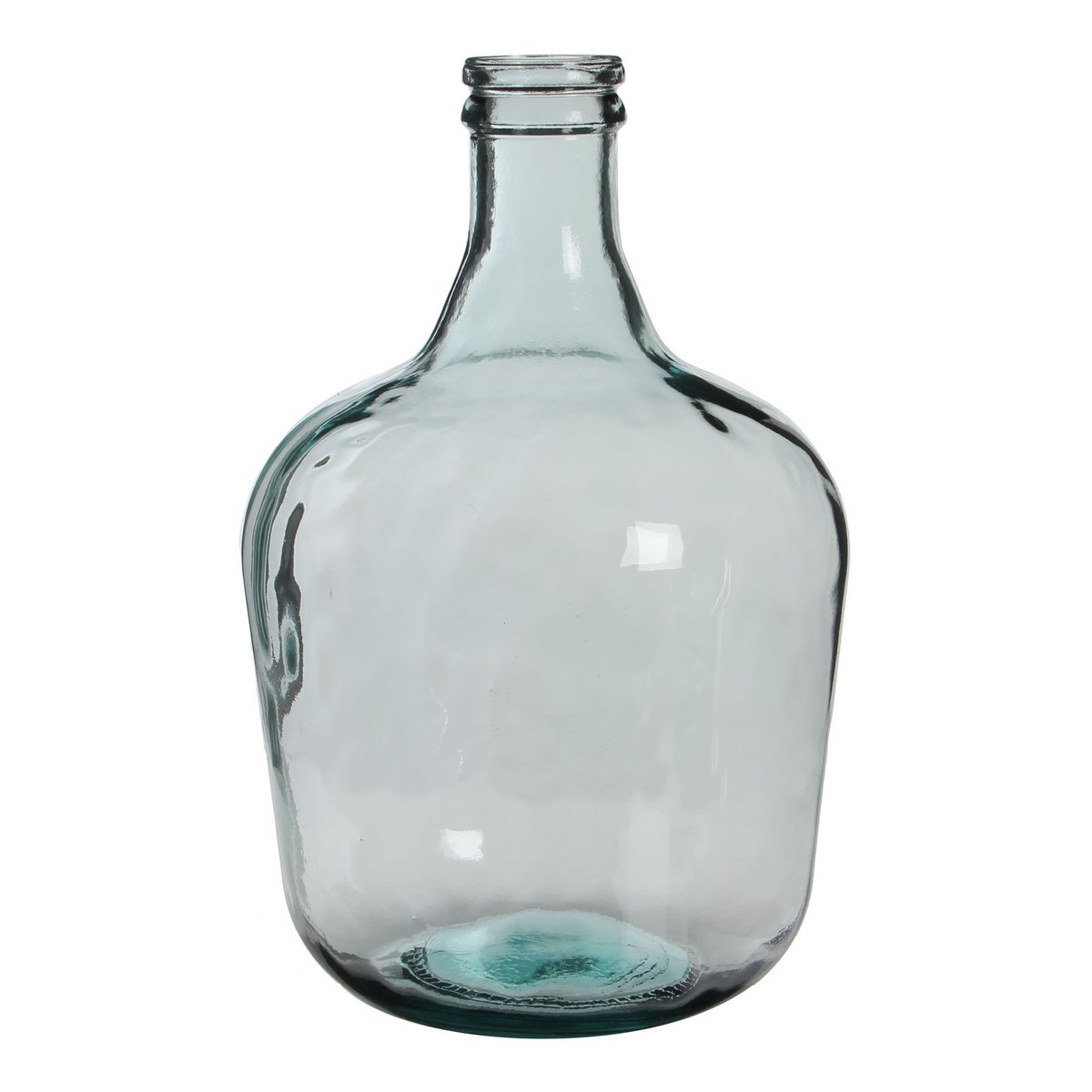 Vase Bouteille Diego - H42 x Ø27 cm - Verre recyclé - Transparent