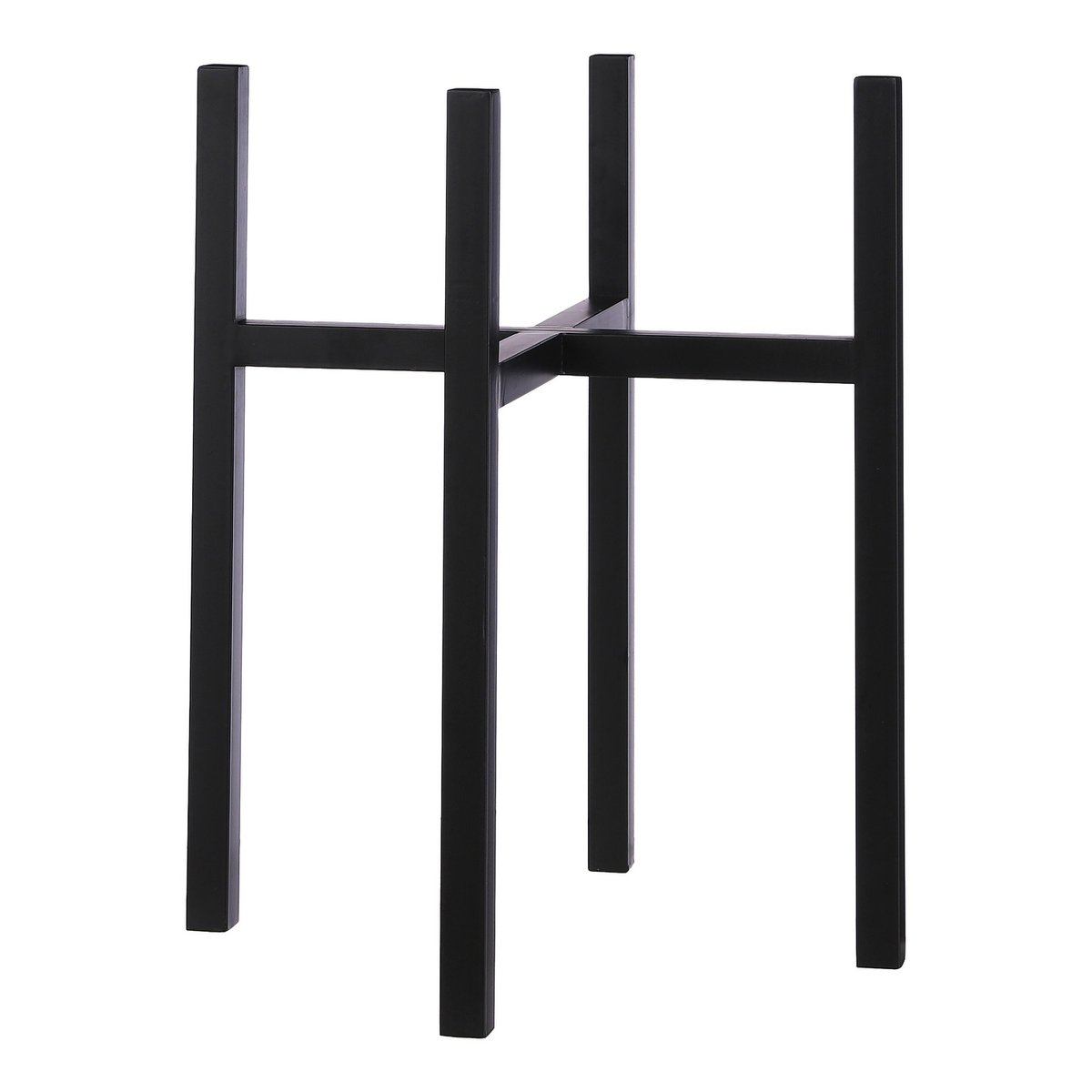 Support pour Plantes Ascot XL - L42 x L42 x H50 cm - Métal - Noir