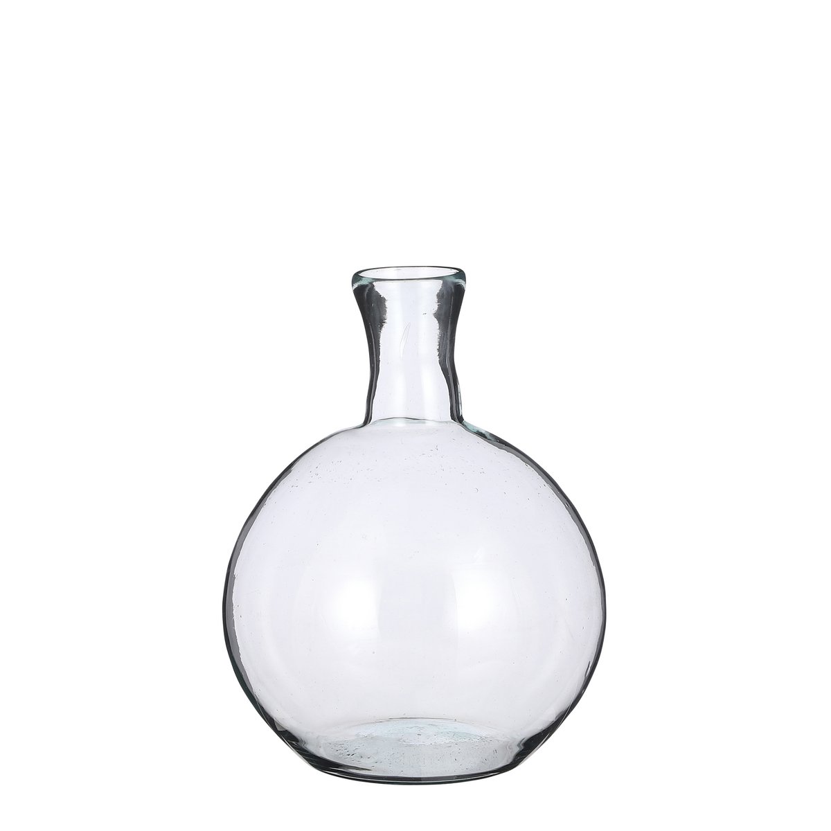 Vase Lilou - H31 x Ø22 cm - Verre recyclé - Transparent