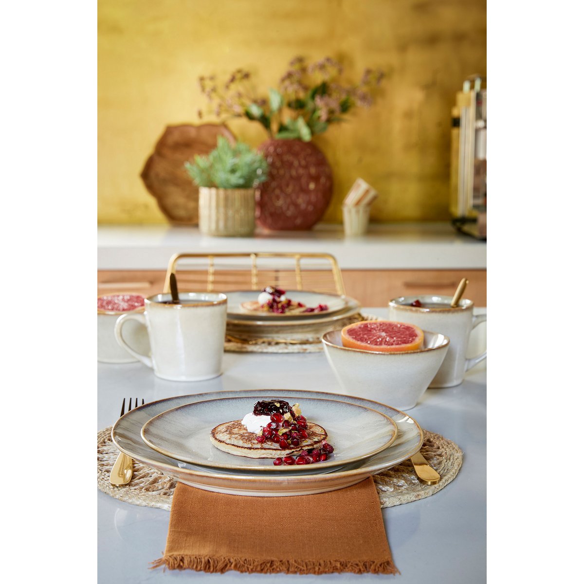 SET DE SERVICE RACCO - BEIGE